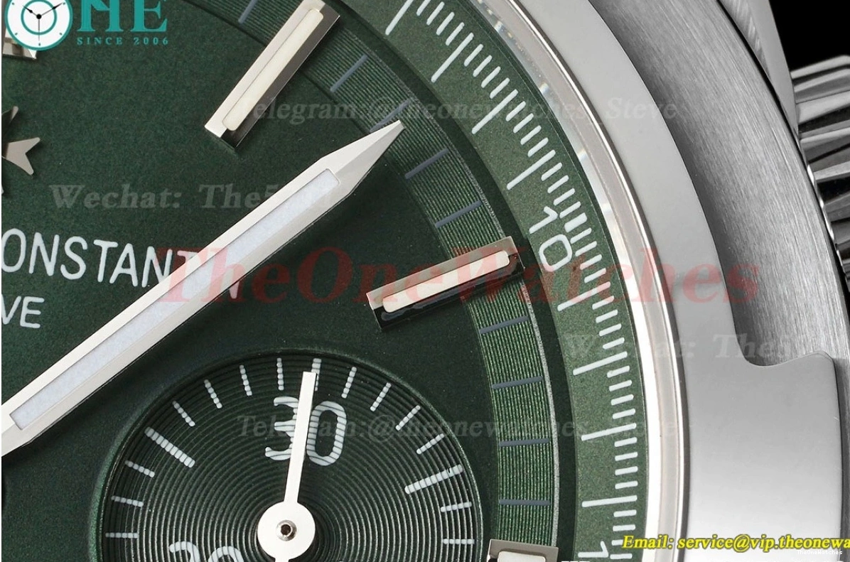 SS Dial Overseas RU Green 8F 5520V A7750 41mm Mod 0509